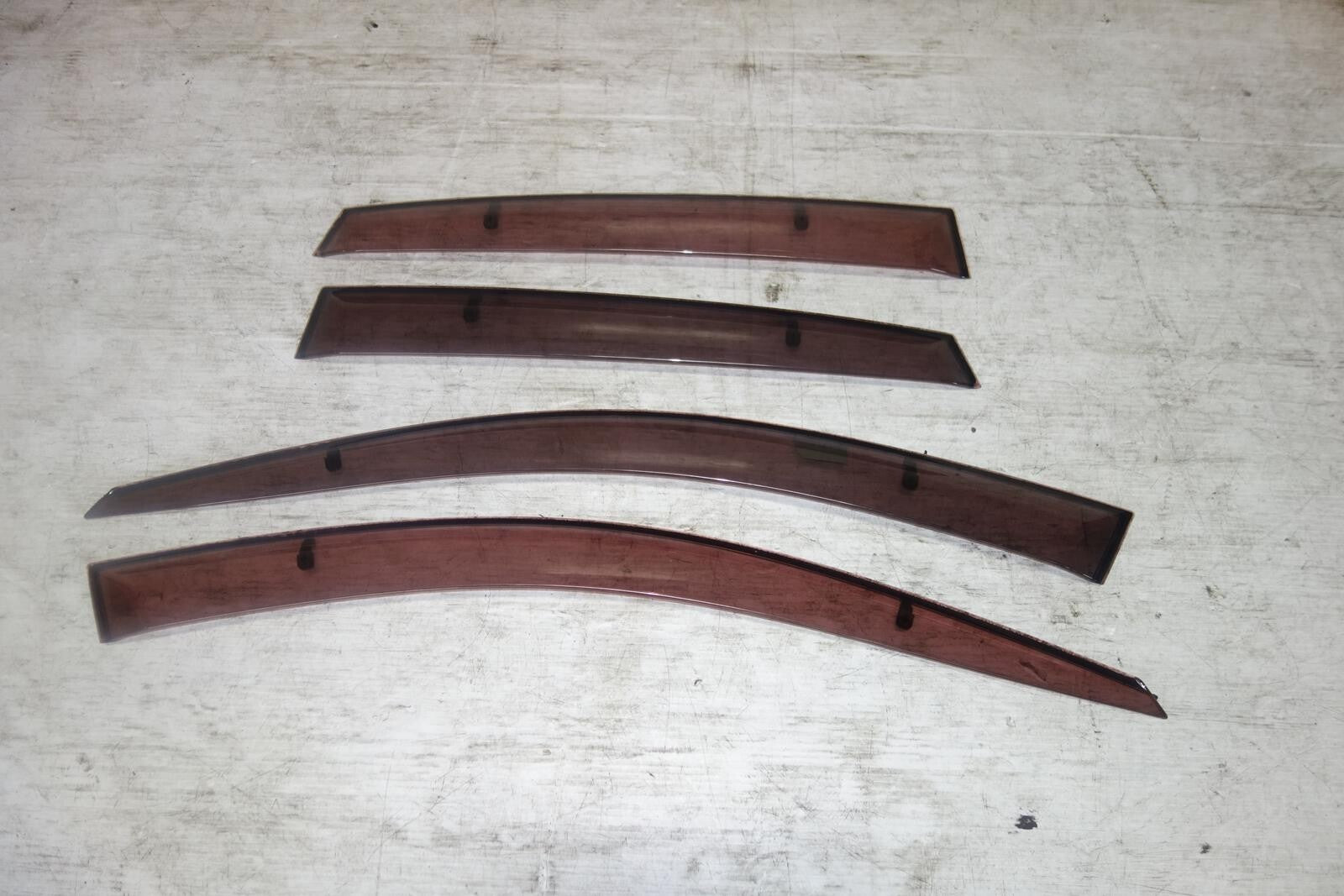 JDM Subaru Impreza WRX STi GVF Sedan Window Visors Rain Guards 2008-2014