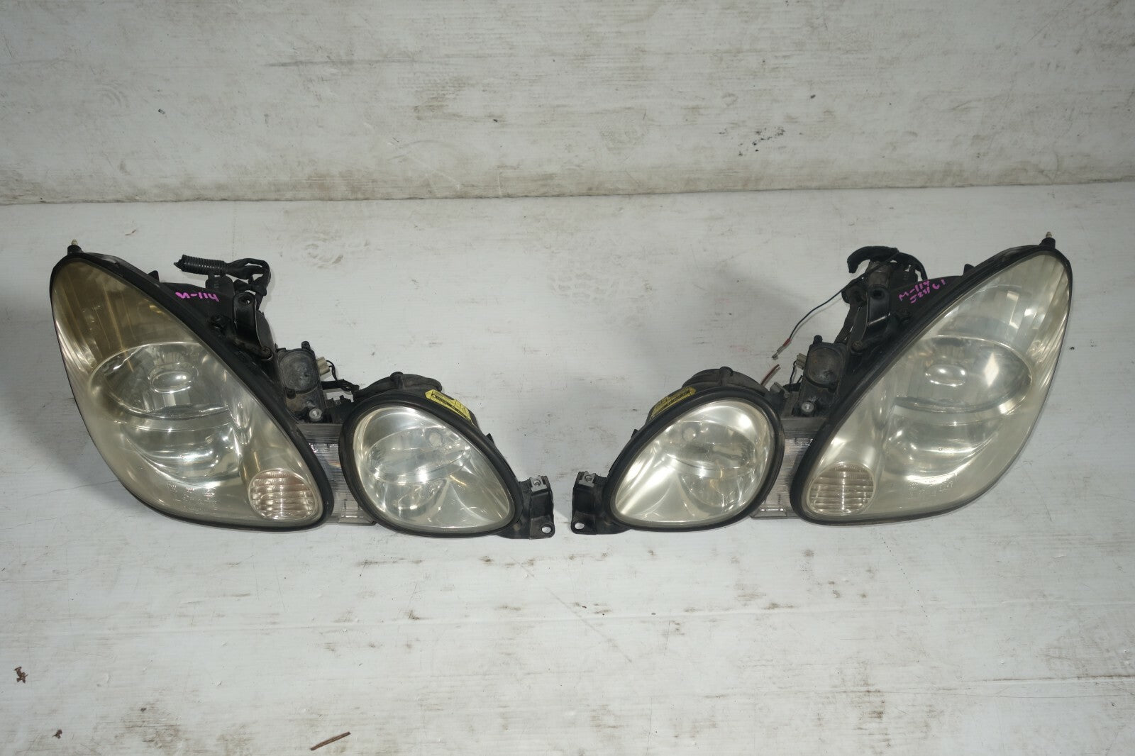 JDM 1998-2005 TOYOTA ARISTO LEXUS GS300 HID HEAD LIGHTS HEADLAMPS TOYOTA JZS161