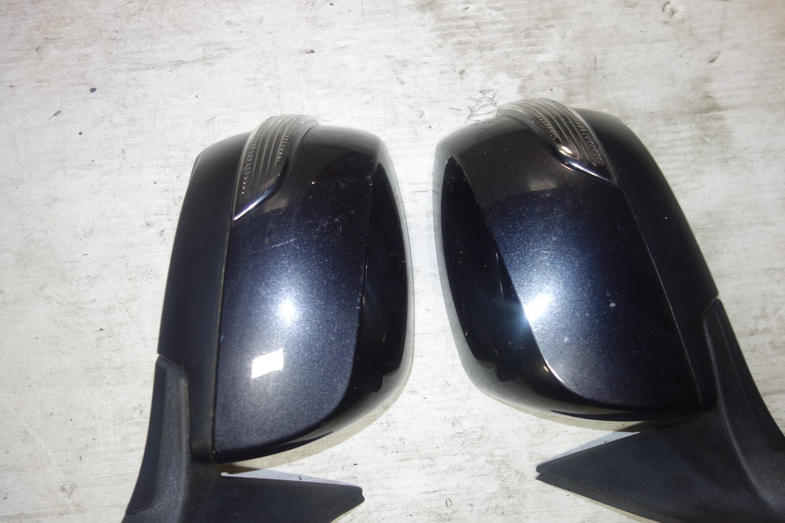 JDM Subaru Legacy Power Folding Door Mirrors Lights With Switch BRM 2010-2014