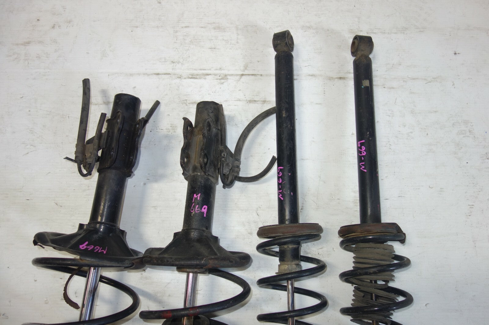 JDM 1995-1998 NISSAN 240SX S14 OEM FRONT & REAR SHOCKS STRUT FRONT & REAR LH LR