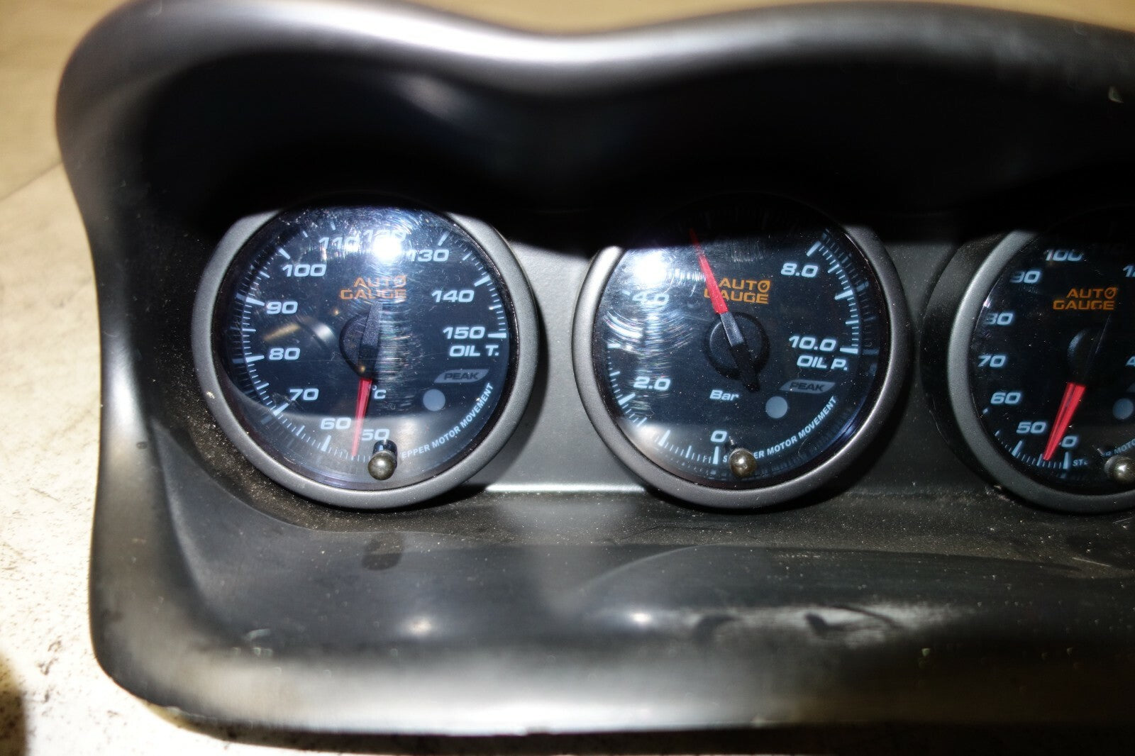 JDM Subaru Impreza WRX STi Turbo Triple Boost Gauge Pod Oil Water GDB 2002-2007