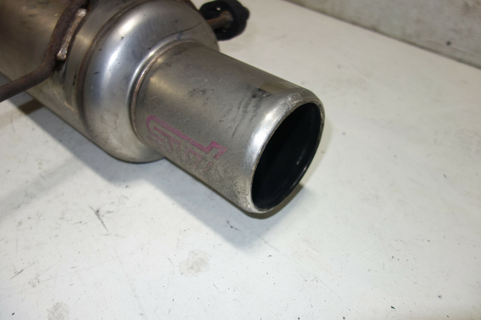 JDM Subaru Impreza WRX STi GENOME Exhaust Muffler Rare GDA GDB