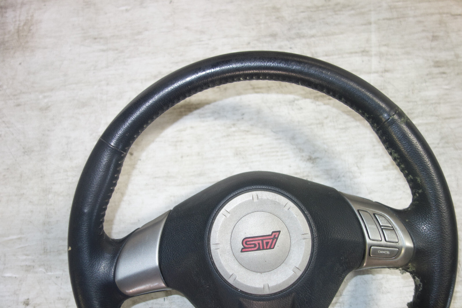 JDM Subaru Impreza WRX STi GR GRB Steering Wheel & Hub 2008-2014 STi V10 GVF