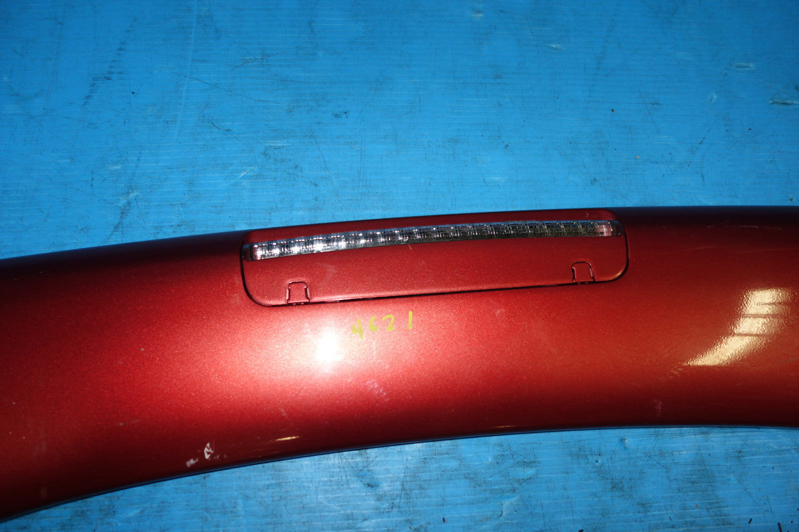 JDM Impreza OEM Stock Rear Spoiler Wing & Brake Light Sedan Orange GDA 2002-2007