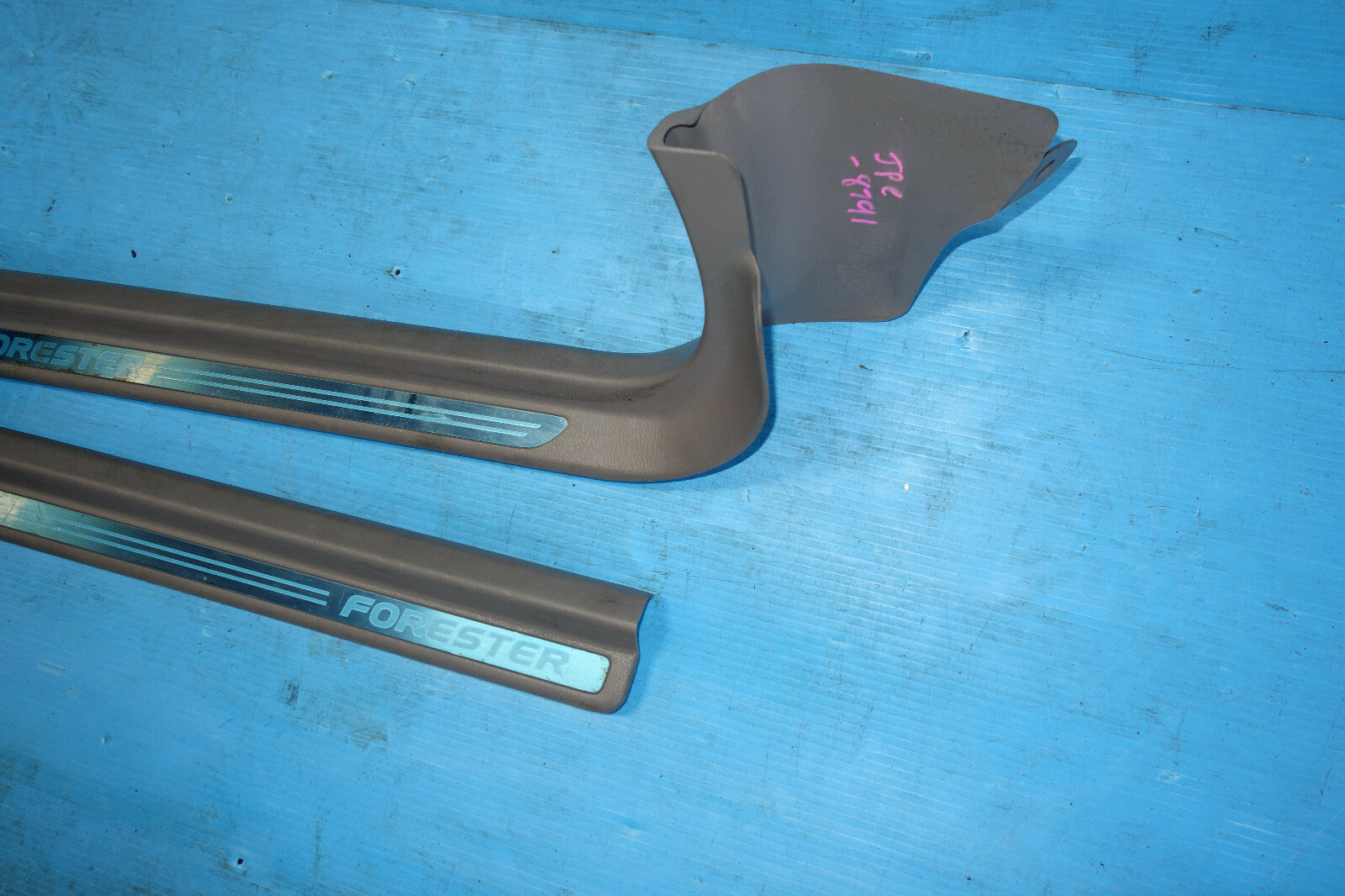 JDM Subaru Forester Door Sills Scuffs Kick Plates Steps 2003-2008 SG SG5 SG9