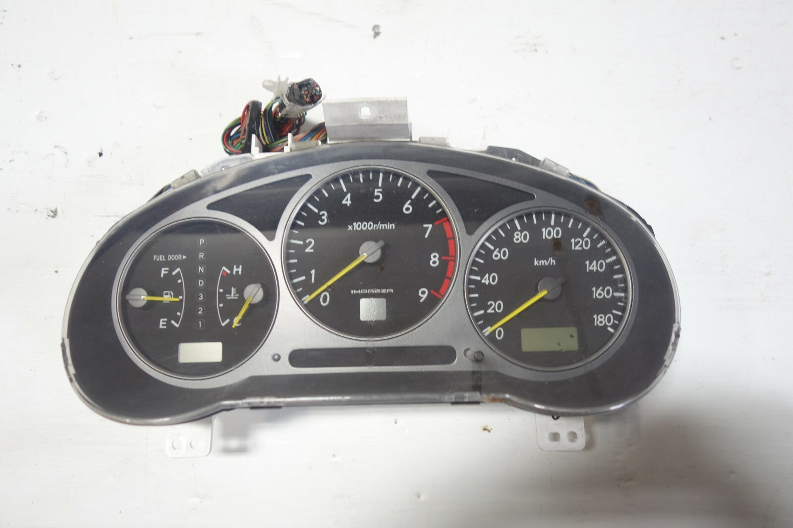 JDM 2002-2003 SUBARU IMPREZA WRX V7  AUTOMATIC GAUGE CLUSTER  SPEEDOMETER