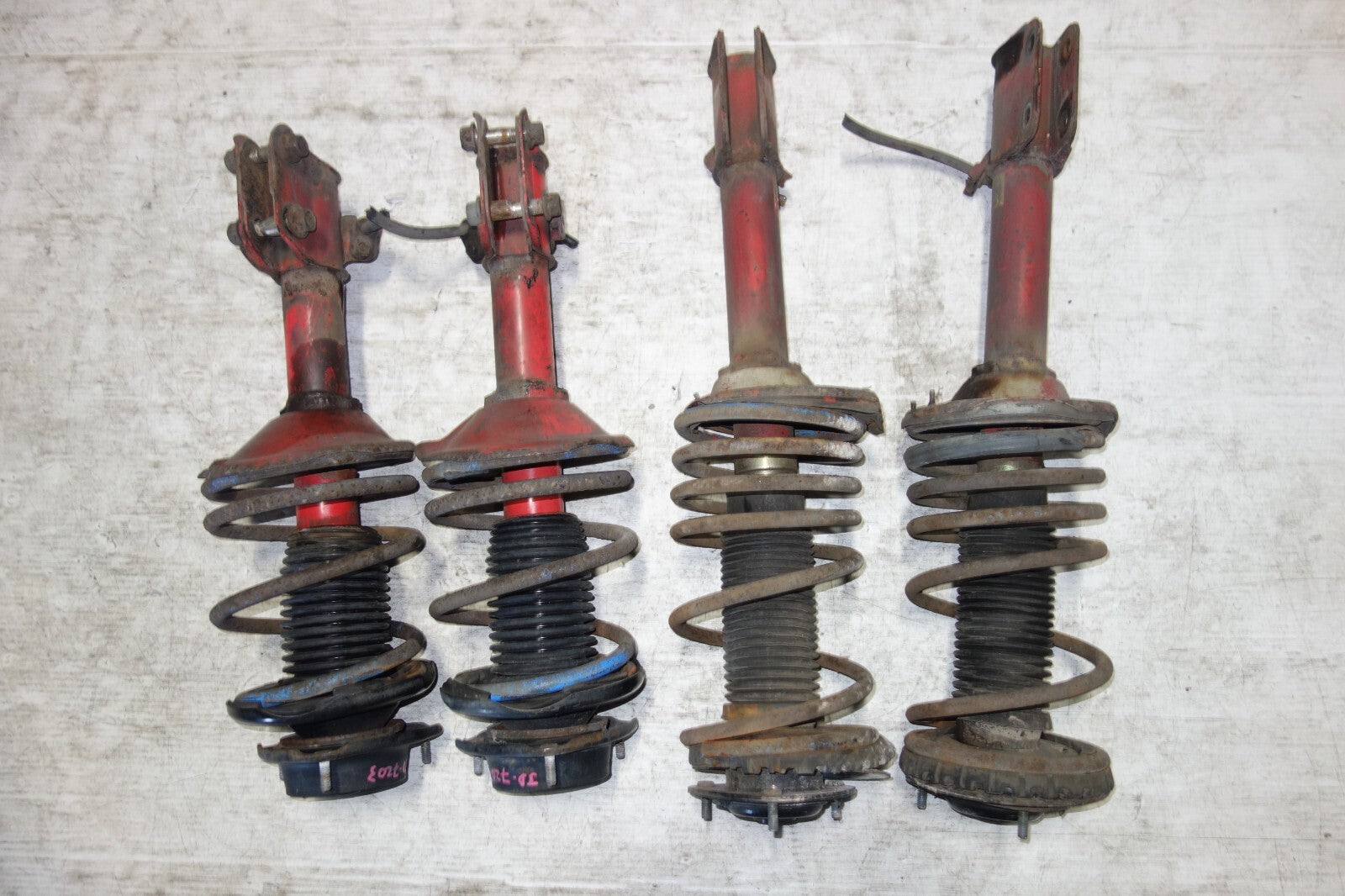 JDM Subaru Impreza WRX STi Shocks Struts Spring 2002 2003 2004 2005 2006 2007 V7