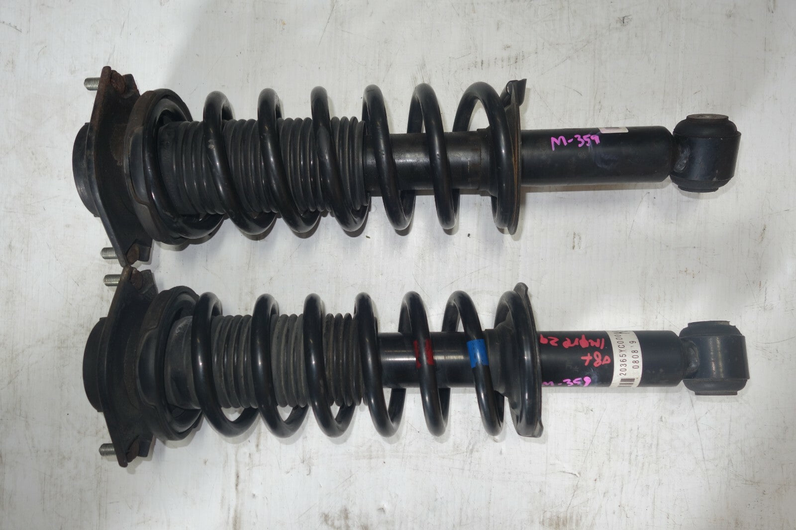 JDM 2008-2014 SUBARU IMPREZA WRX OEM KYB REAR  SHOCKS STRUTS COIL SPRING GENUINE