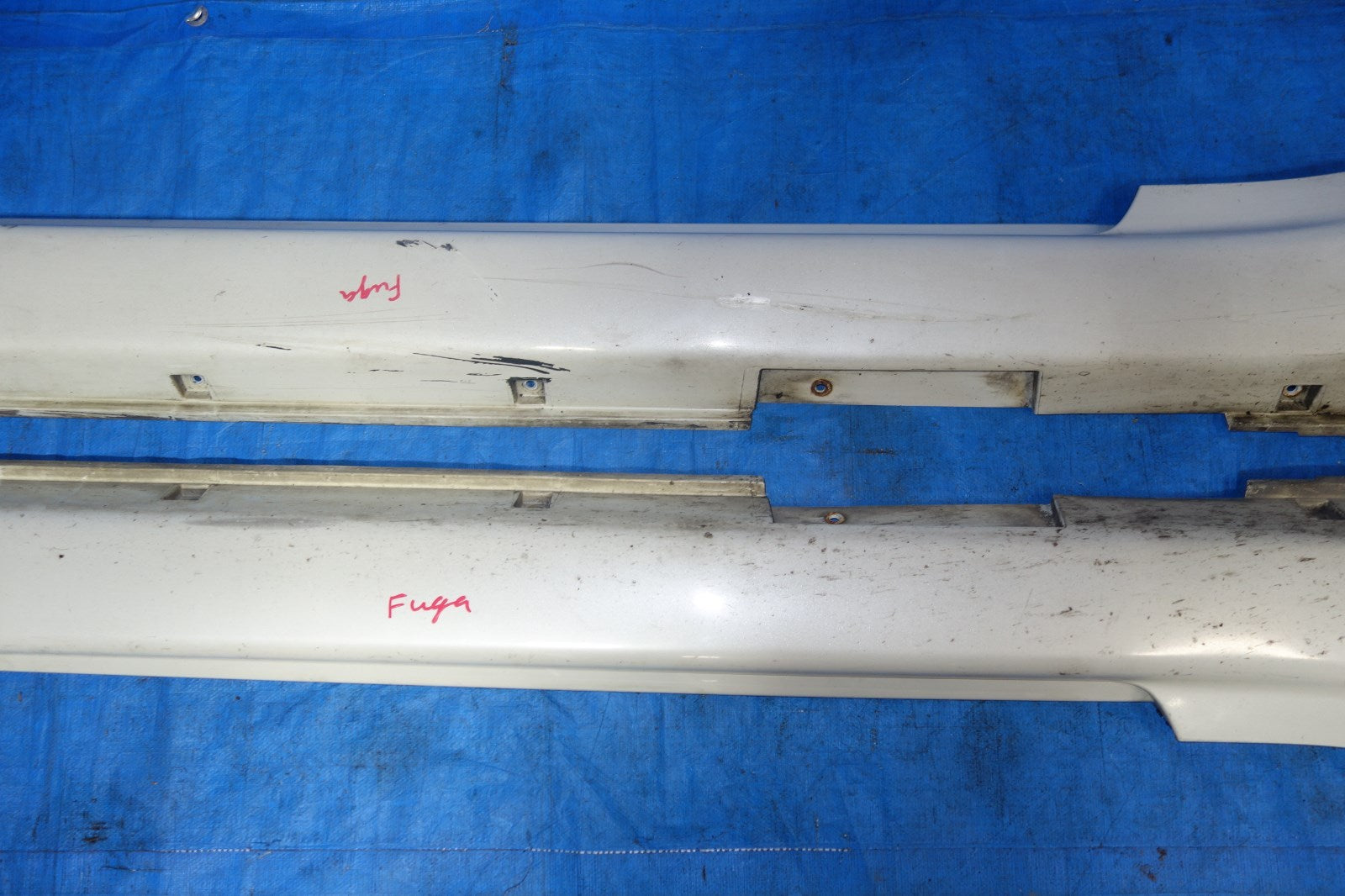 JDM Infiniti M35 M45 OEM Side Skirts Rocker Panels Nissan Fuga 2006-2010 LH RH