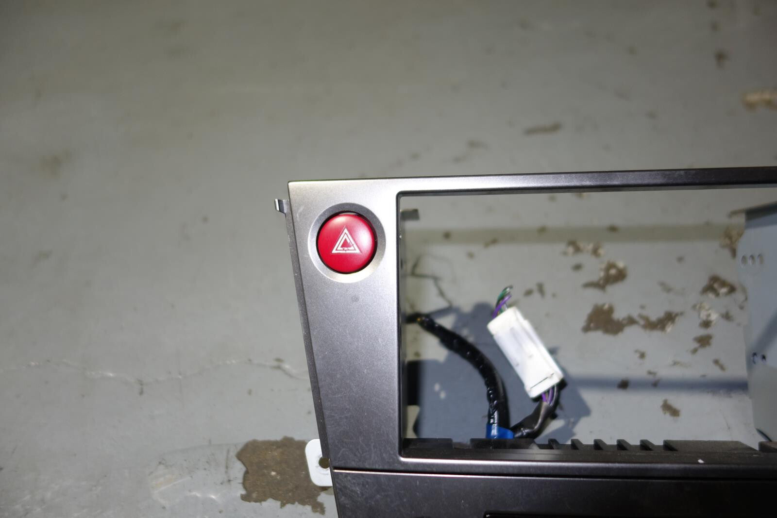 JDM Subaru Legacy Outback Climate Control Dual Double Din Bezel Hazard 2005-2009