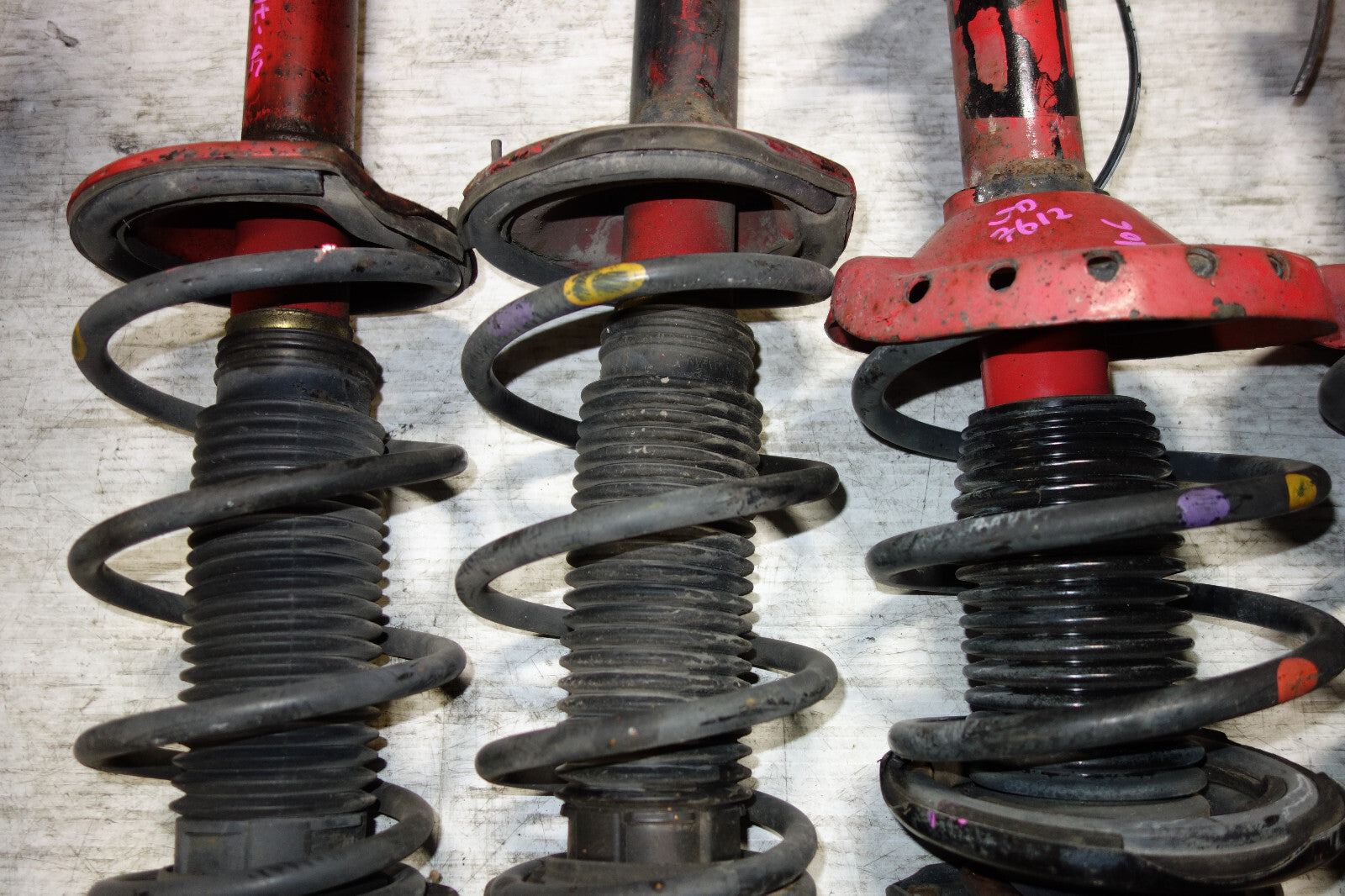 JDM Subaru Impreza WRX STi 5x100 Shocks Coil Springs Struts 2002-2007 V8 V7 V9