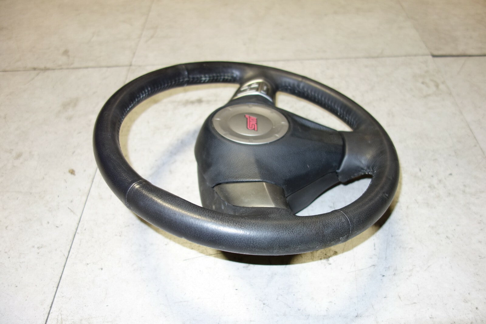 JDM 2008-2014 SUBARU IMPREZA WRX STI GRF GRB STEERING WHEEL & HUB STI V10 RARE