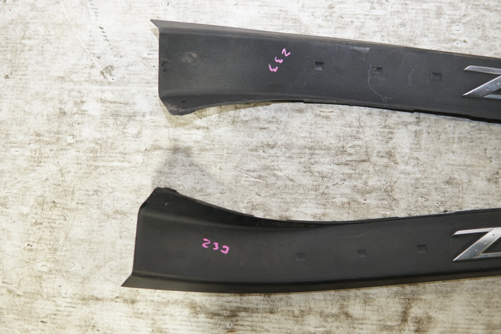 JDM Nissan 350z Door Sills Scuff Plates Genuine 2003-2009 MF-437