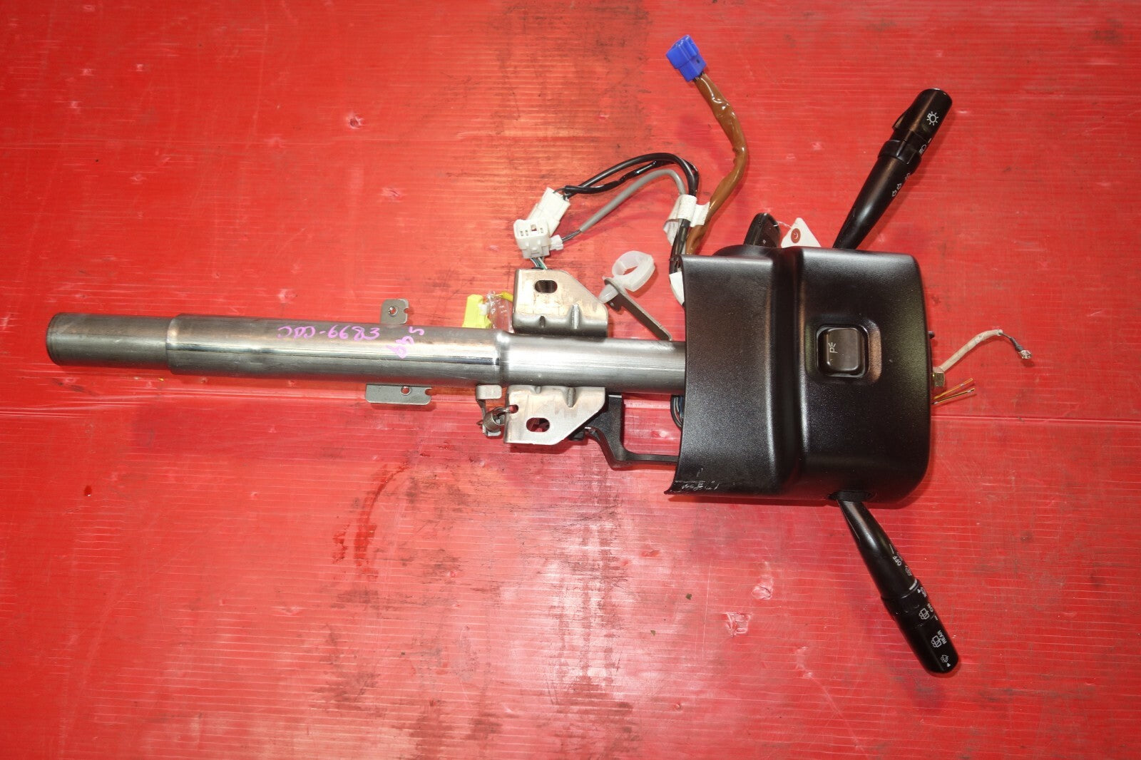 JDM Subaru Forester STi Steering Wheel Column 2003-2008 RHD Right Hand Drive