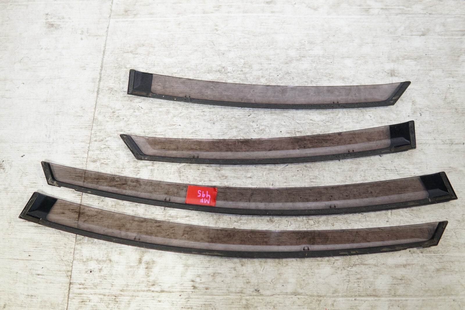 JDM TOYOTA PRIUS OEM WINDOW VISOR RAIN GUARDS ZVW30 2010-2015 MF-495
