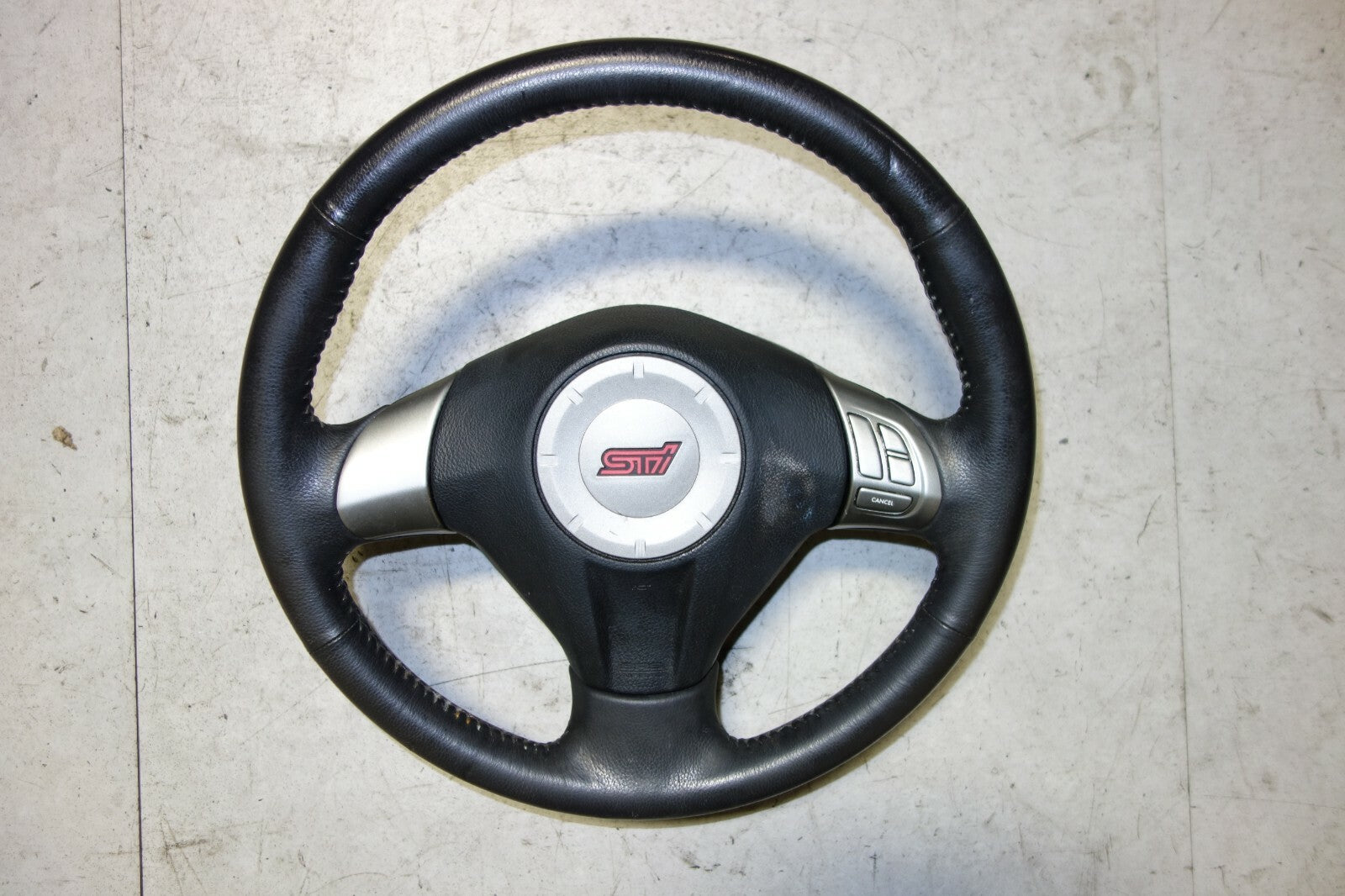 JDM 2008-2014 SUBARU IMPREZA WRX STI GRF GRB STEERING WHEEL & HUB STI V10 RARE