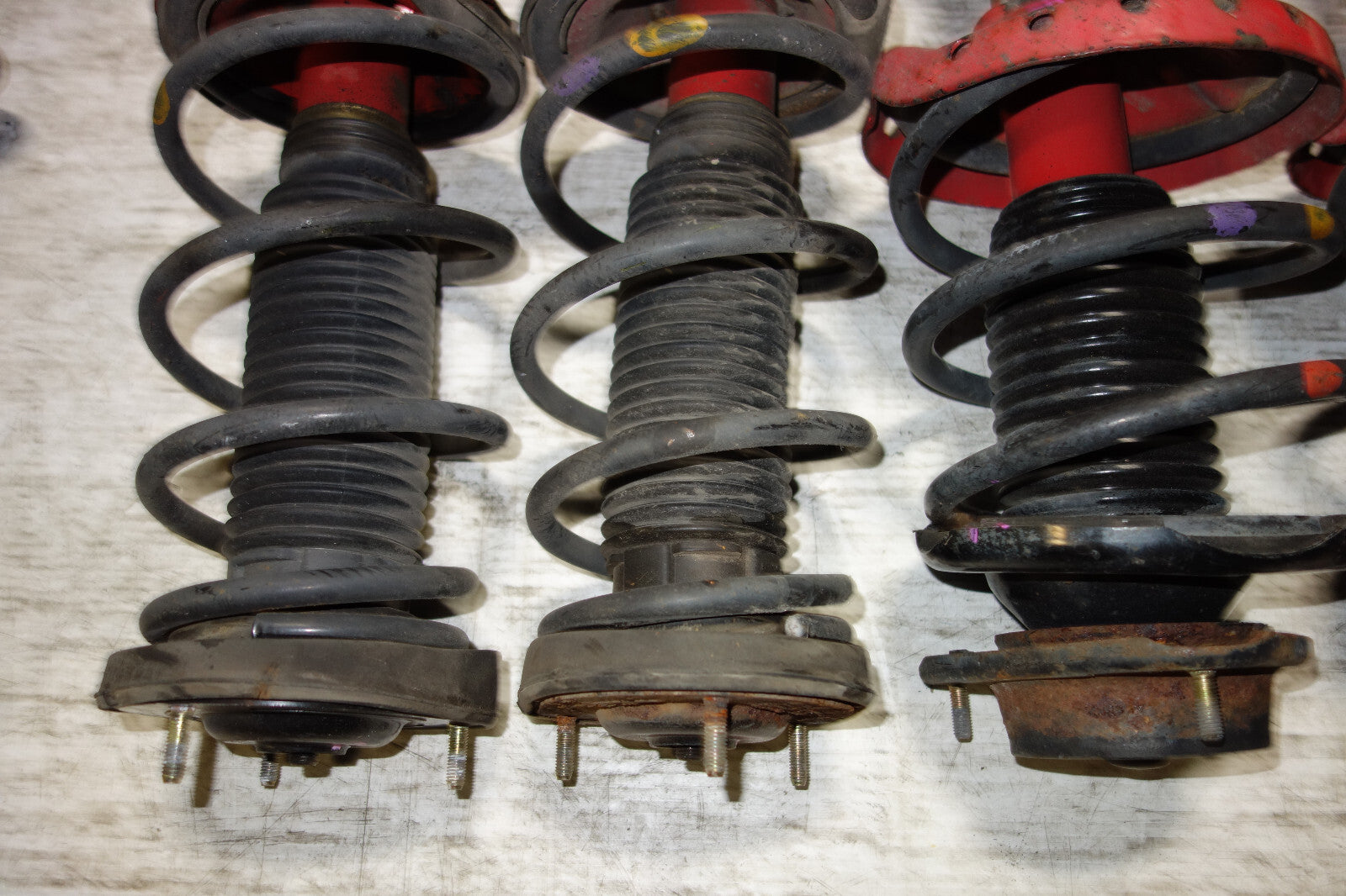 JDM Subaru Impreza WRX STi 5x100 Shocks Coil Springs Struts 2002-2007 V8 V7 V9