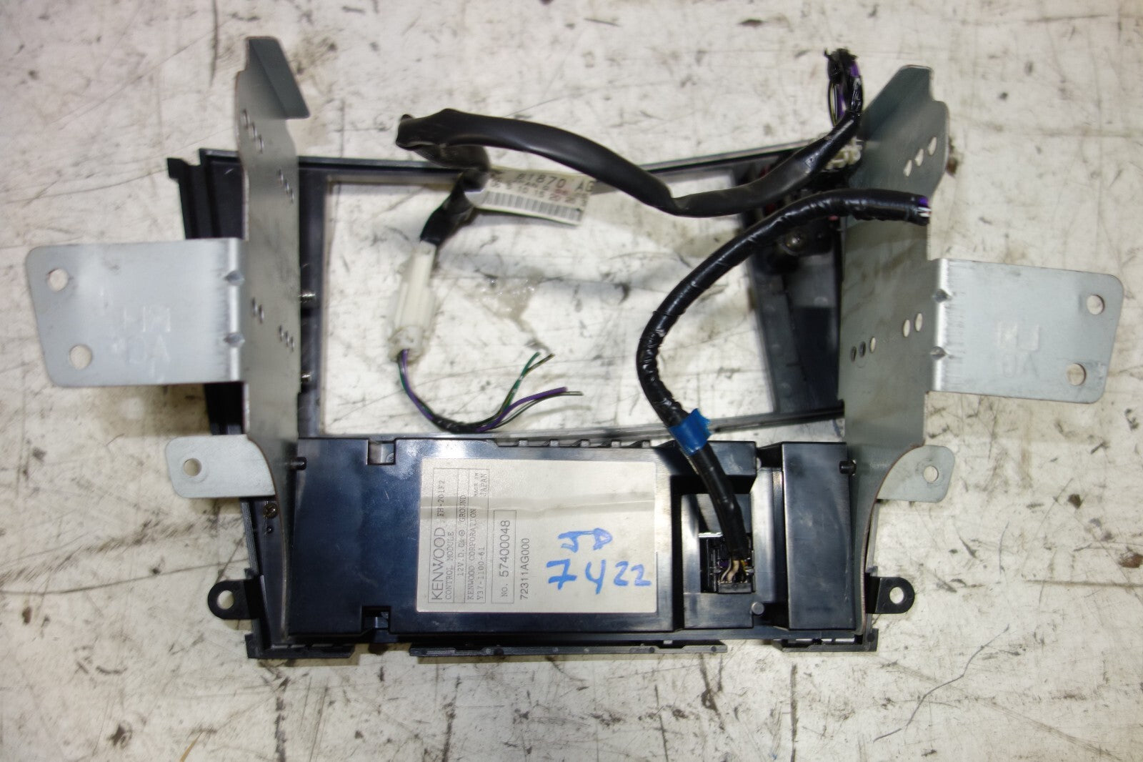 JDM Subaru Legacy Outback Climate Control Double Din Dual Bezel Trim 2005-2009