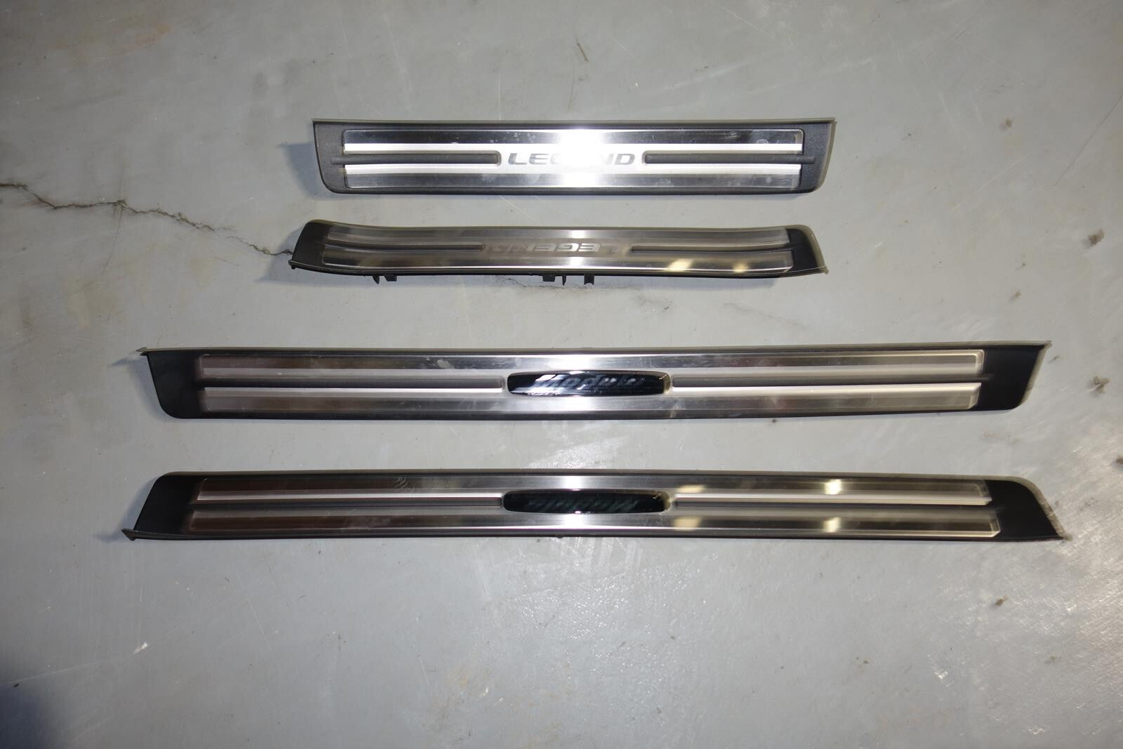 2005-2008 Acura RL MODULO Door Sills Scuffs Kick Plates Honda Legend KB1 JDM