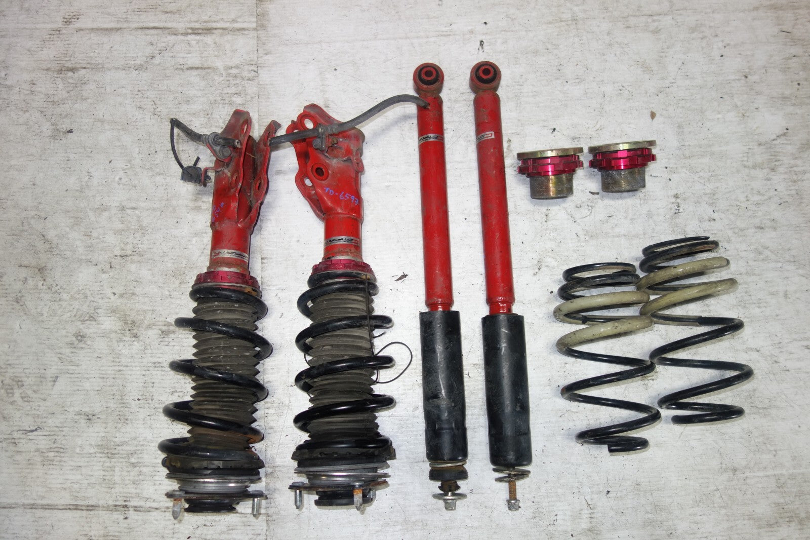 JDM Acura CSX / Civic Tanabe Comfort-r Coilovers Lower Kit FD1 FD2 2006-2011
