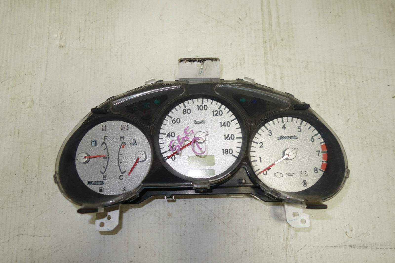 JDM 2003-2008 SUBARU FORESTER SG5  MANUAL 5 SPEED GAUGE CLUSTER  SPEEDOMETER