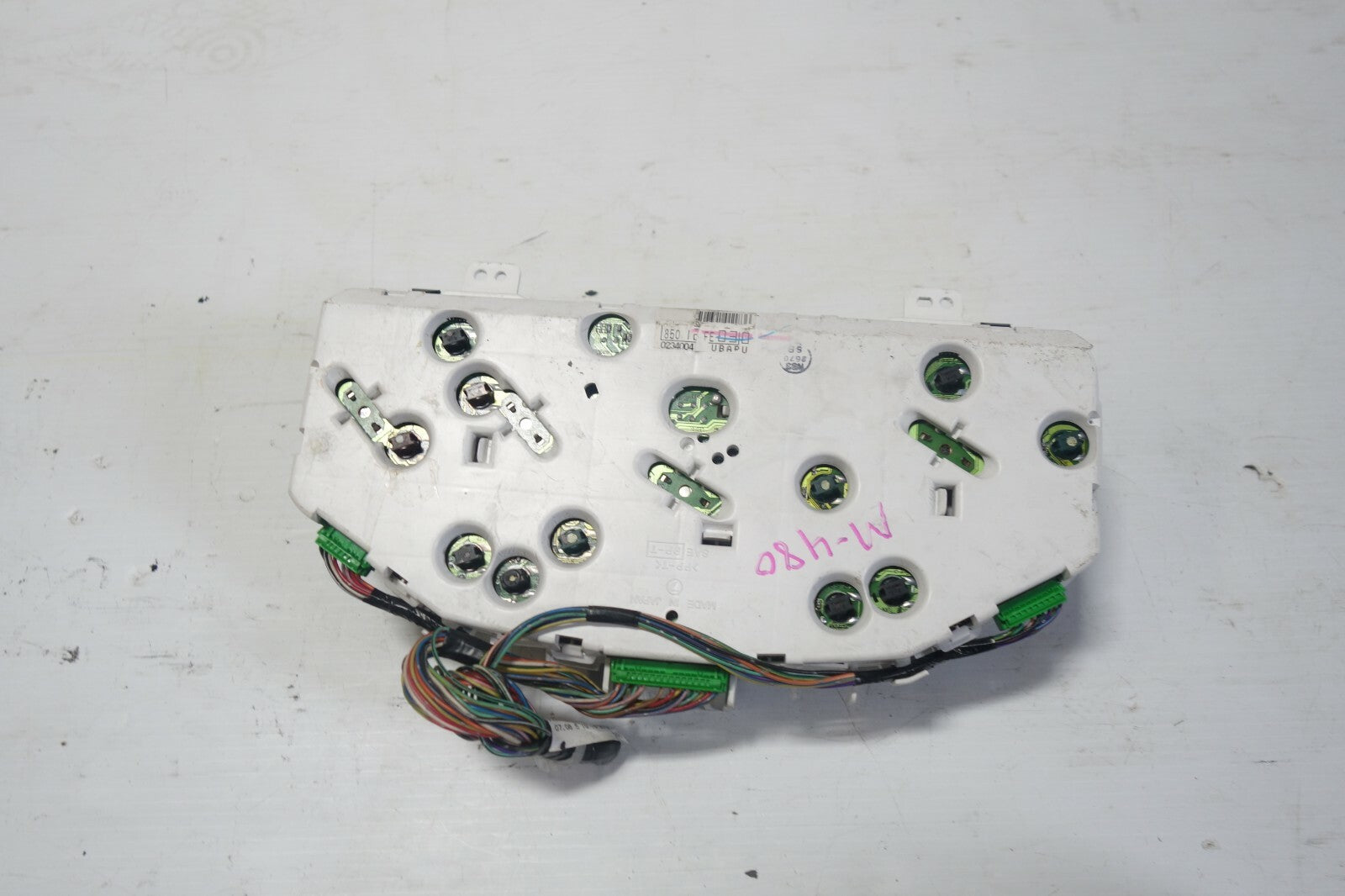 JDM 2002-2003 SUBARU IMPREZA WRX V7  AUTOMATIC GAUGE CLUSTER  SPEEDOMETER