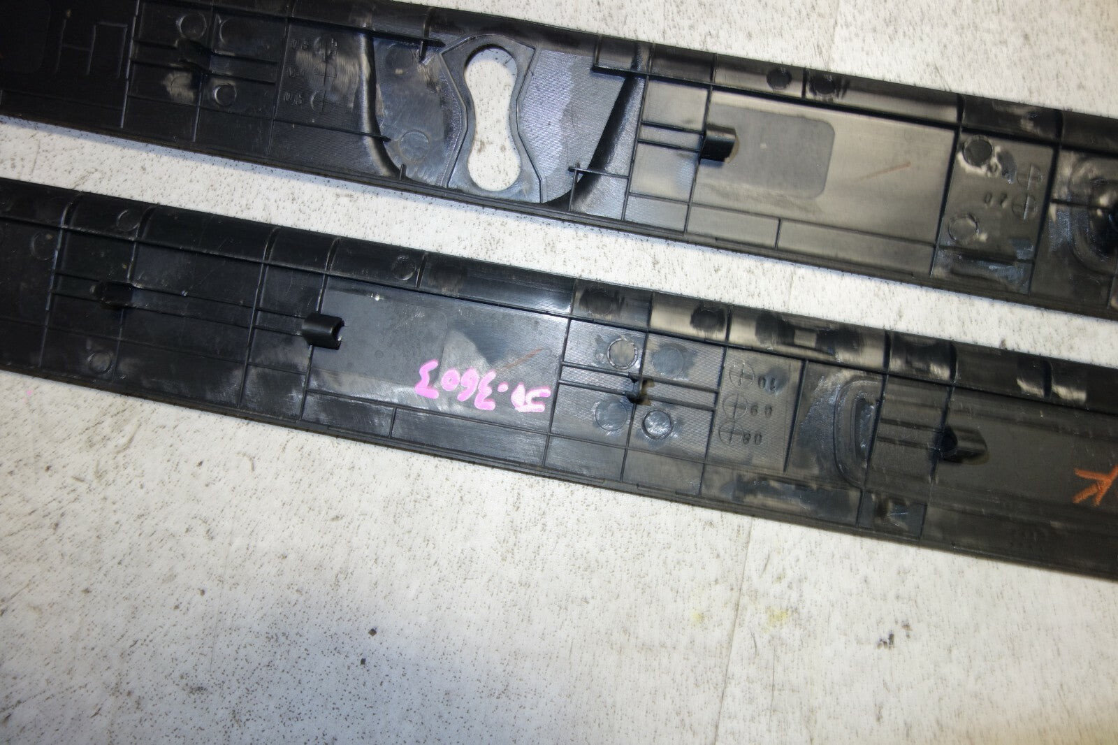 JDM Mazda RX8 Door Sills  Scuff Plates Used OEM 2004 2005 2006 2007 2008