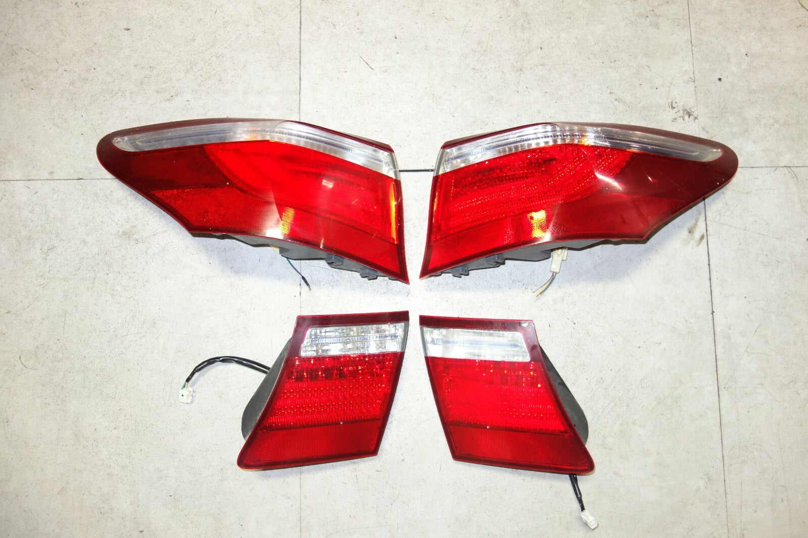 JDM Lexus LS460 Taillights Left & Right 2007 2008 2009 OEM Genuine Tail Lamps