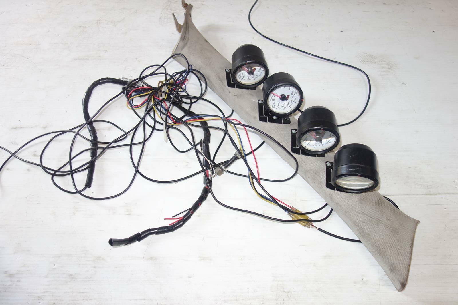 JDM Subaru Legacy Gauge Set Volts - Oil Press - Oil Temp - Water Temp 2005-2009