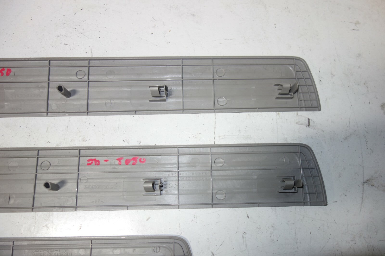 JDM 2003-2007 HONDA INSPIRE ACCORD UC1 DOOR SILLS TRIM SCUFF PLATES SIDE STEPS