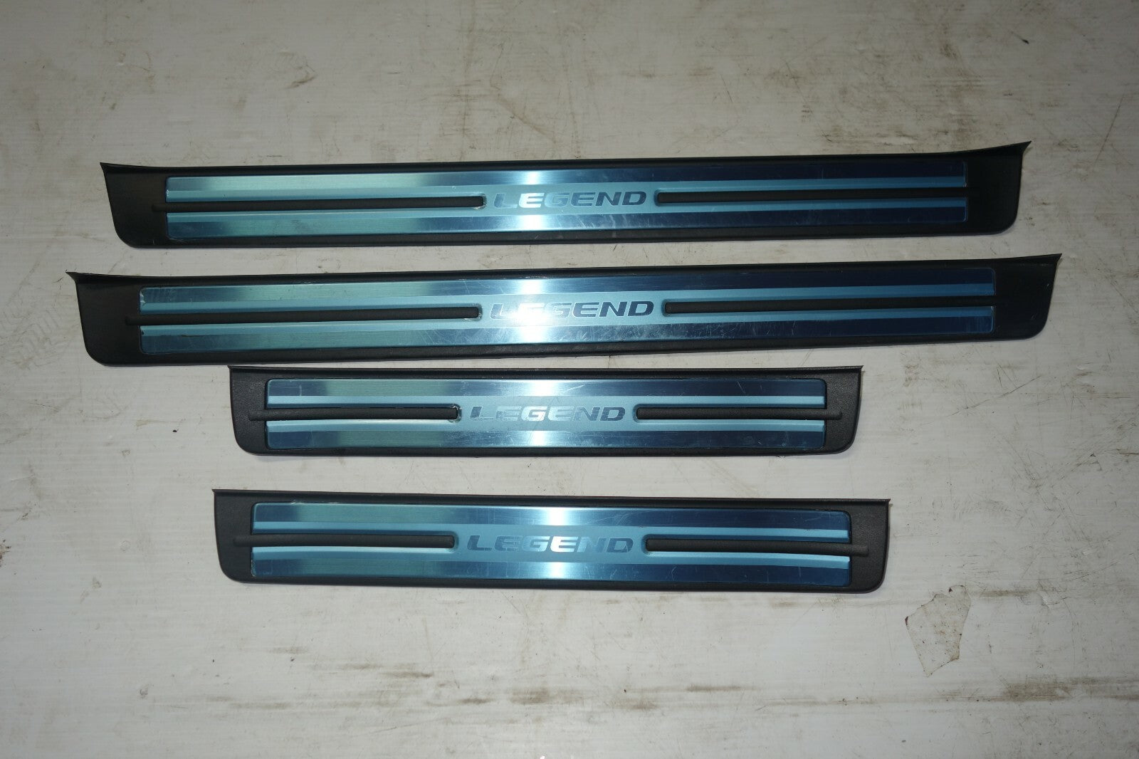 JDM 2005-2008 ACURA RL HONDA LEGEND OEM DOOR SILLS TRIM SCUFF PLATES SIDE STEPS