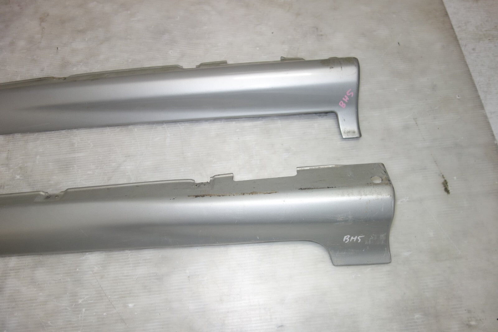JDM Subaru Legacy B4 Optional Side Skirts Panels Be5 5dr 4dr Silver 2000-2004