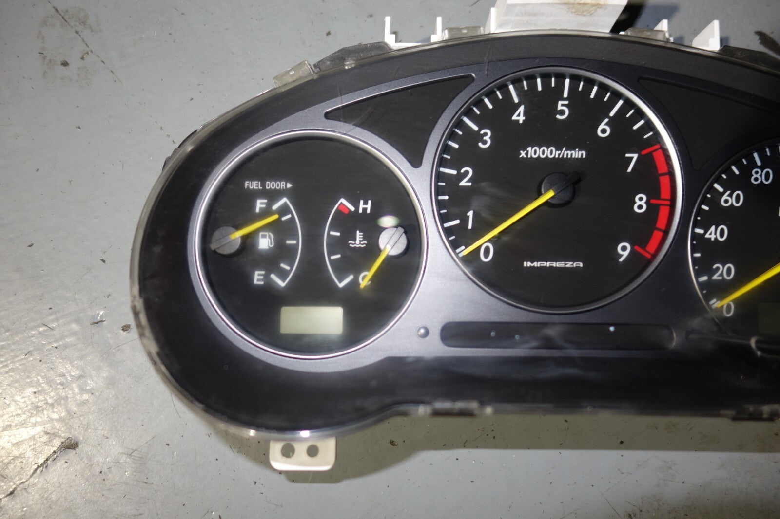 JDM 2002-2003 SUBARU IMPREZA WRX V7  MANUAL GAUGE CLUSTER  SPEEDOMETER