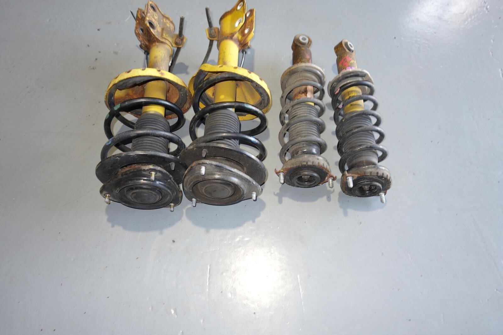 JDM Subaru Legacy Bilstein Yellow Shocks Struts Springs 2005-2009 # MF -844
