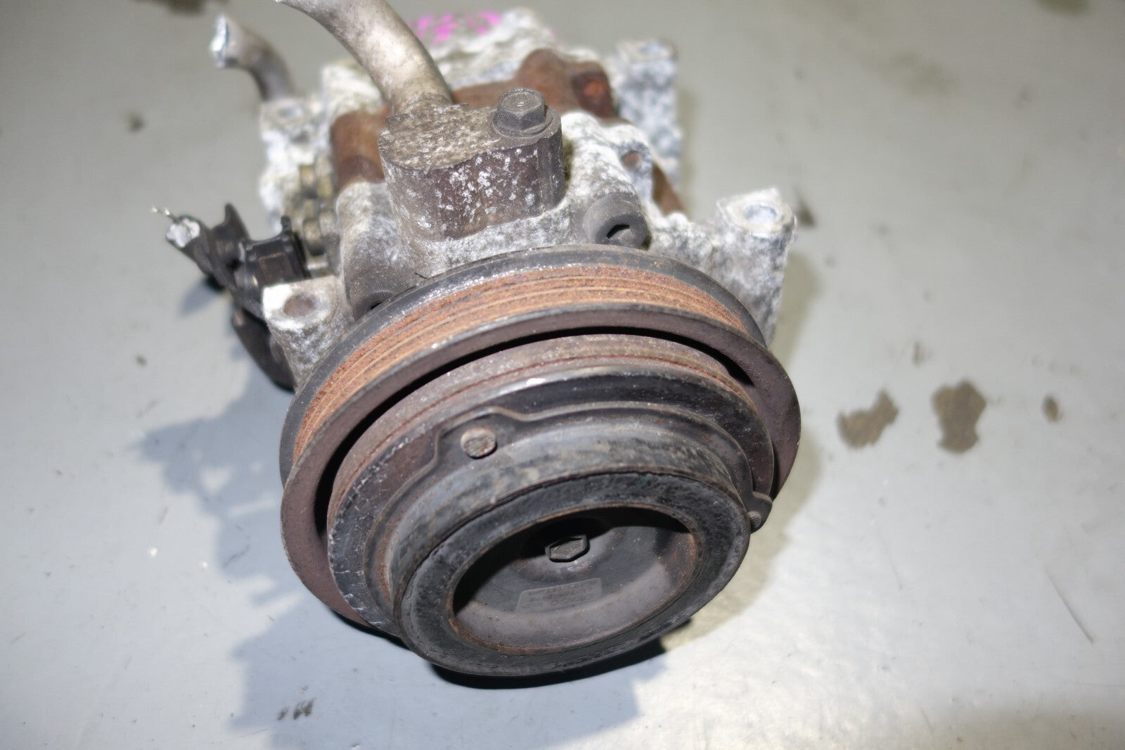 JDM SUBARU LEGACY B4 TWIN TURBO AC COMPRESSOR EJ208 EJ206 AIR A/C Clutch 2000-04