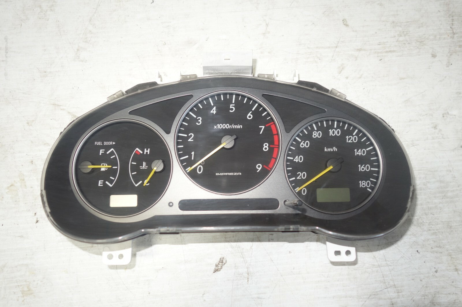 JDM 02-03 SUBARU IMPREZA WRX VERSION 7 MANUAL GAUGE CLUSTER  SPEEDOMETER M-349