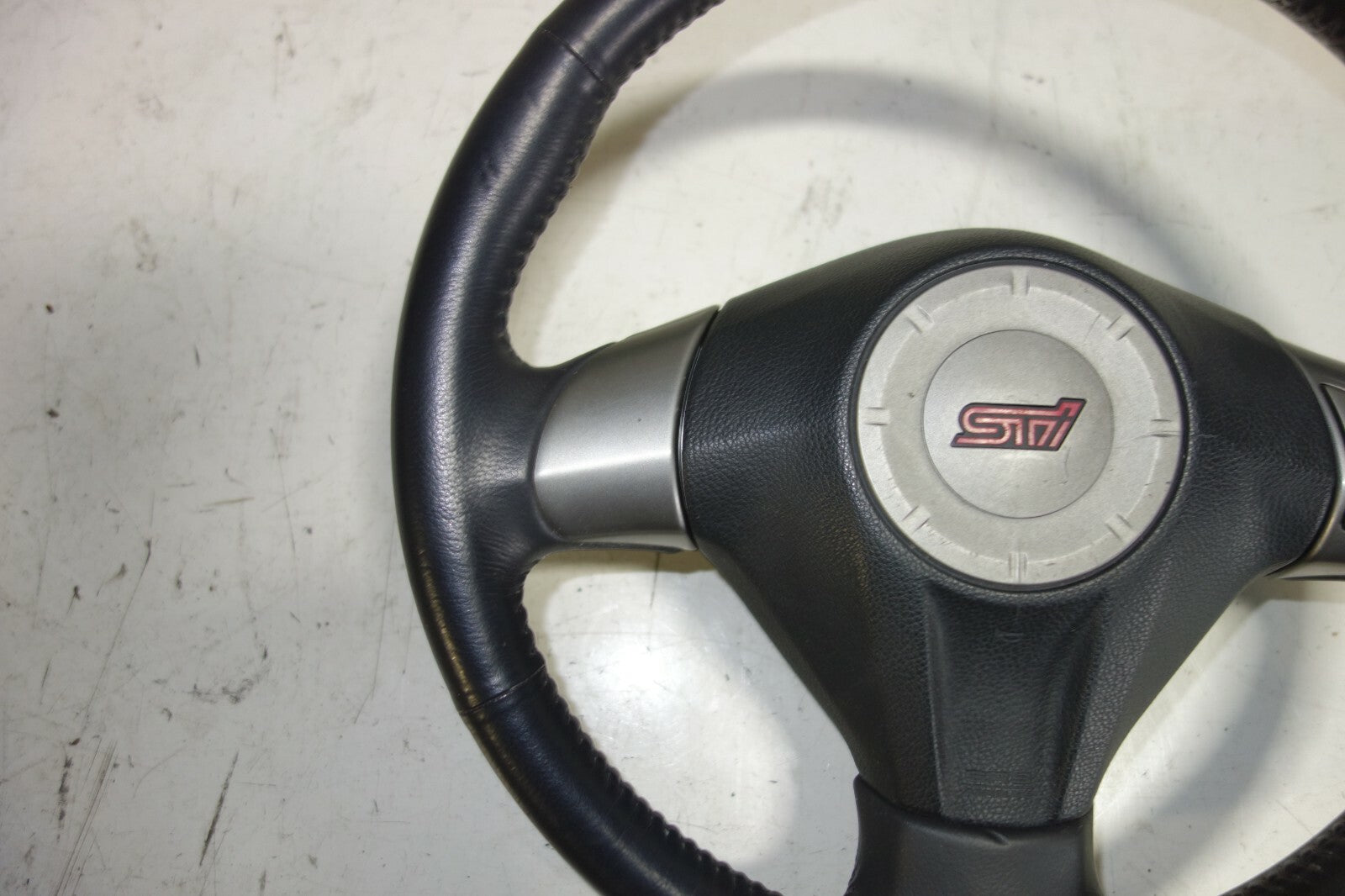 JDM Subaru Impreza WRX STI Steering Wheel / Hub 2008-2014 GRB OEM Japan