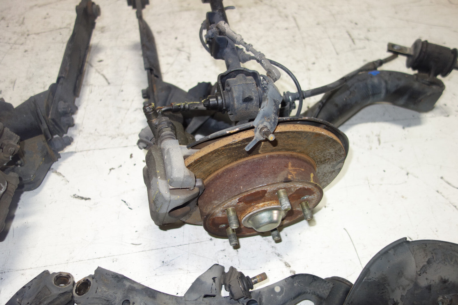 JDM Acura RSX DC5 5 Lug Brake Calipers Spindles Hub Trailing Arm 2002-2006 Civic