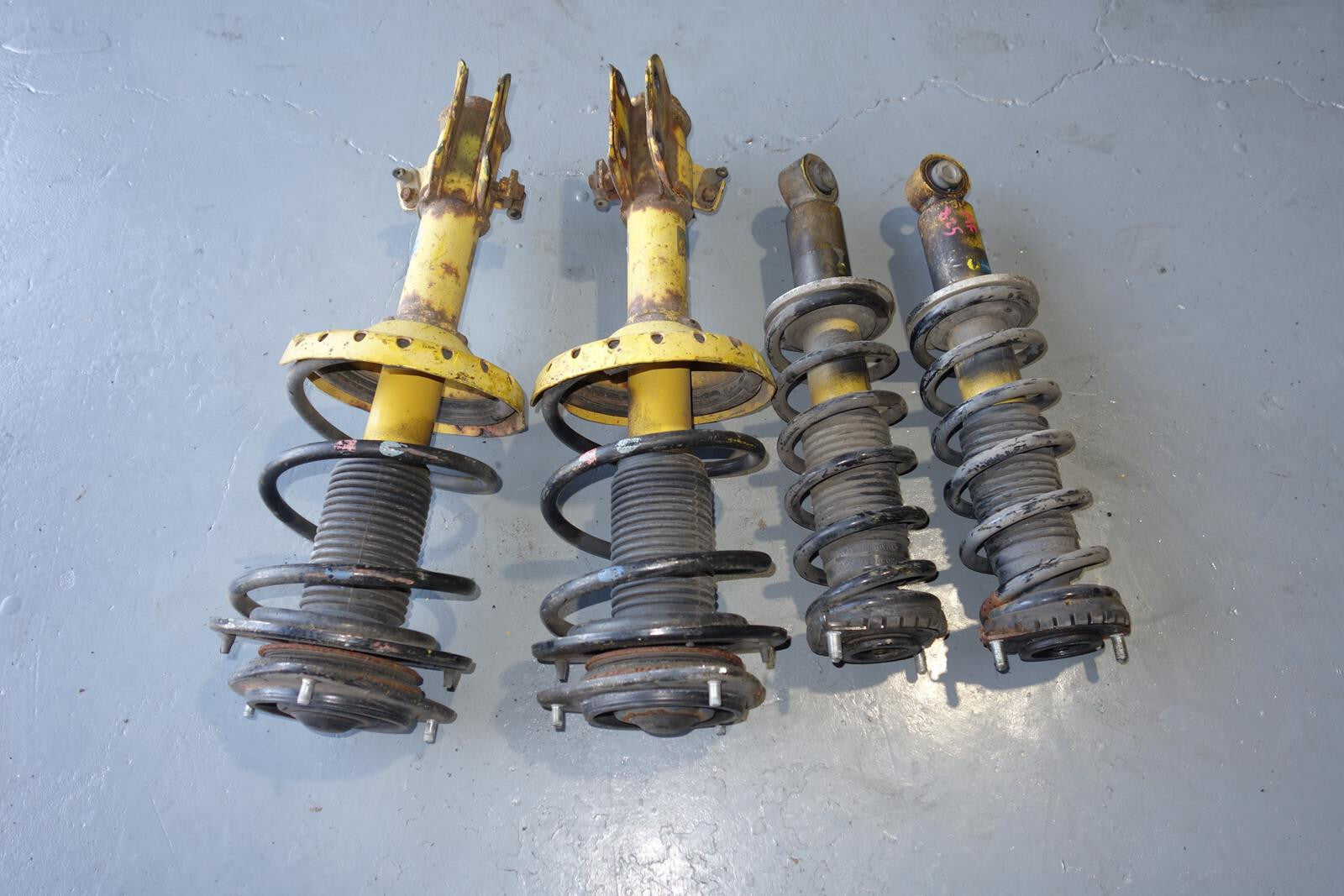 JDM Subaru Legacy Bilstein Shock Spring Strut Front Rear Suspension 05-09 MF-803