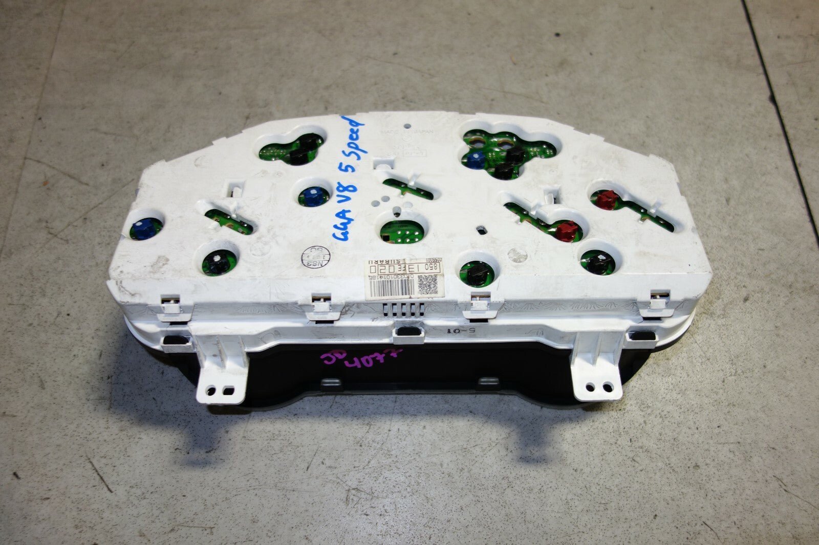 JDM 2004-2007 SUBARU IMPREZA WRX V8 V9 5SPEED MANUAL GAUGE CLUSTER SPEEDOMETER