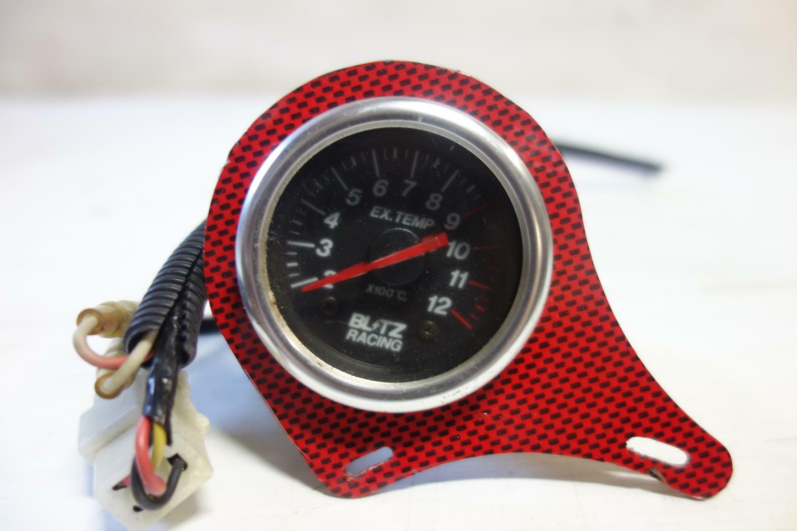 JDM Blitz EX Temp Gauge Universal Fitment WRX STI RX7 240x Supra Lexus 180sx