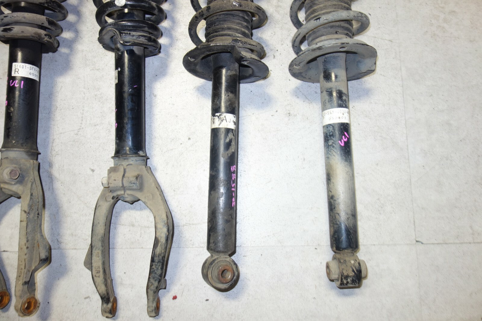 JDM Honda Accord Inspire Shocks Struts Springs Front & Rear 2003-2007 OEM