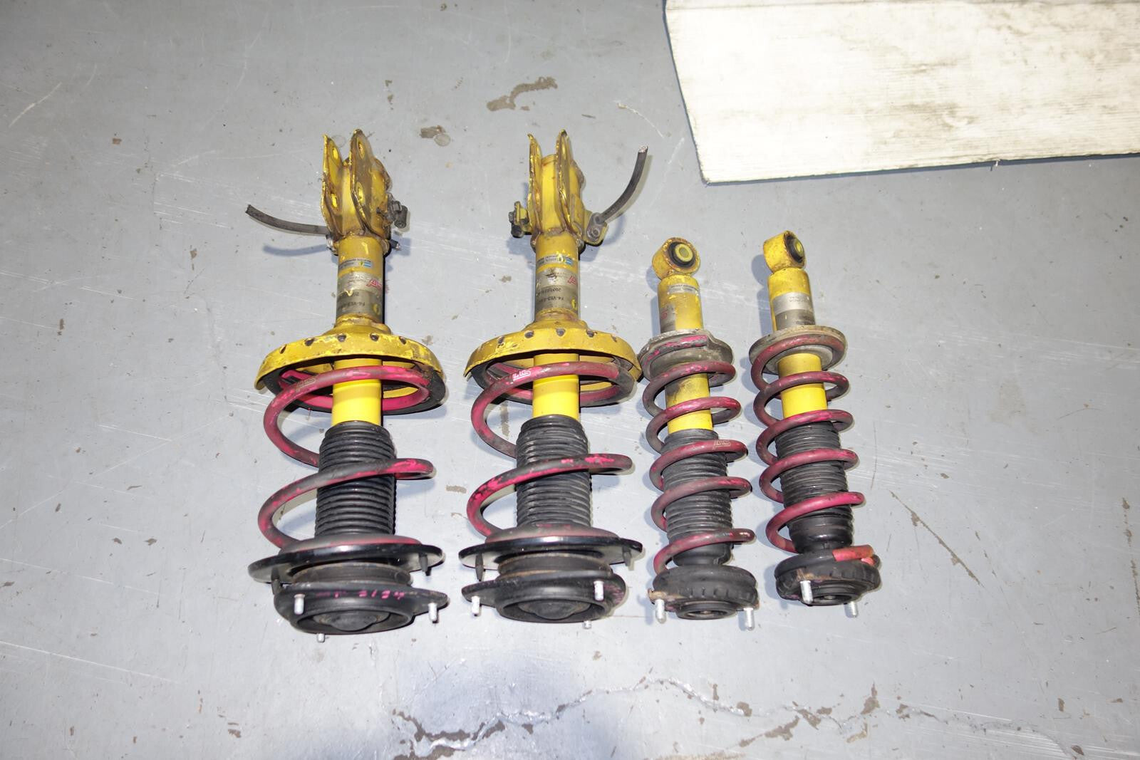JDM Subaru Legacy STi S402 BILSTEIN Shocks Struts Coil Springs 2005-2009 BP5 BP9