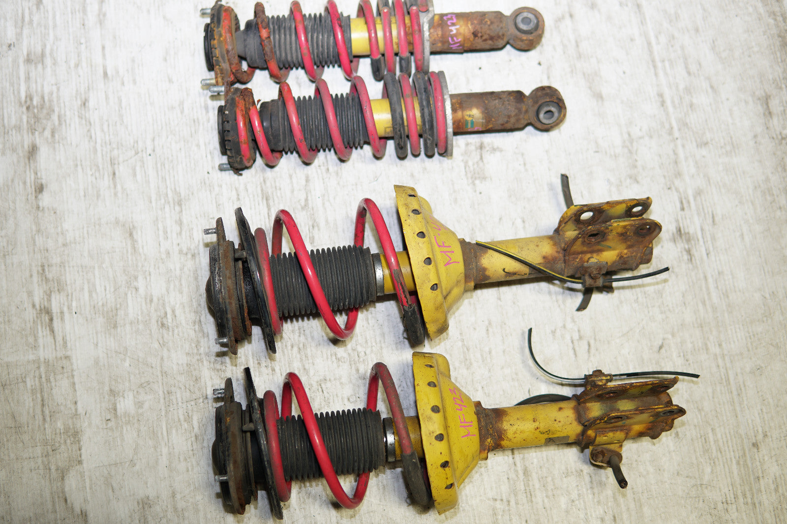JDM Subaru Legacy BILSTEIN Shocks Struts STi Coil Springs Suspension 2005-2009
