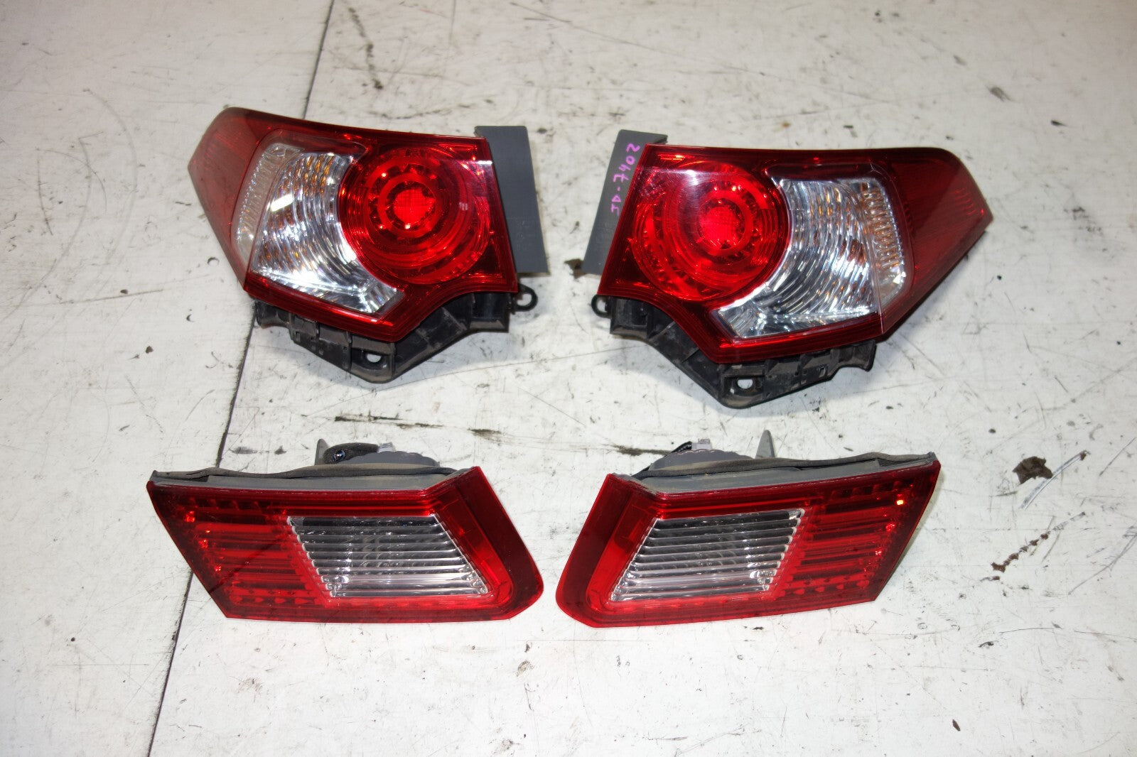 JDM 2009-2013 ACURA TSX OEM TAIL LIGHTS TRUNK LIGHTS CU2 TAIL LAMPS 2009-2013