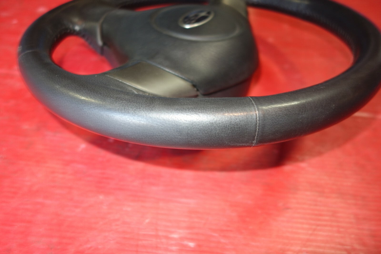 JDM Subaru Impreza Forester Legacy 3 Spoke Leather Steering Wheel & Hub #6211