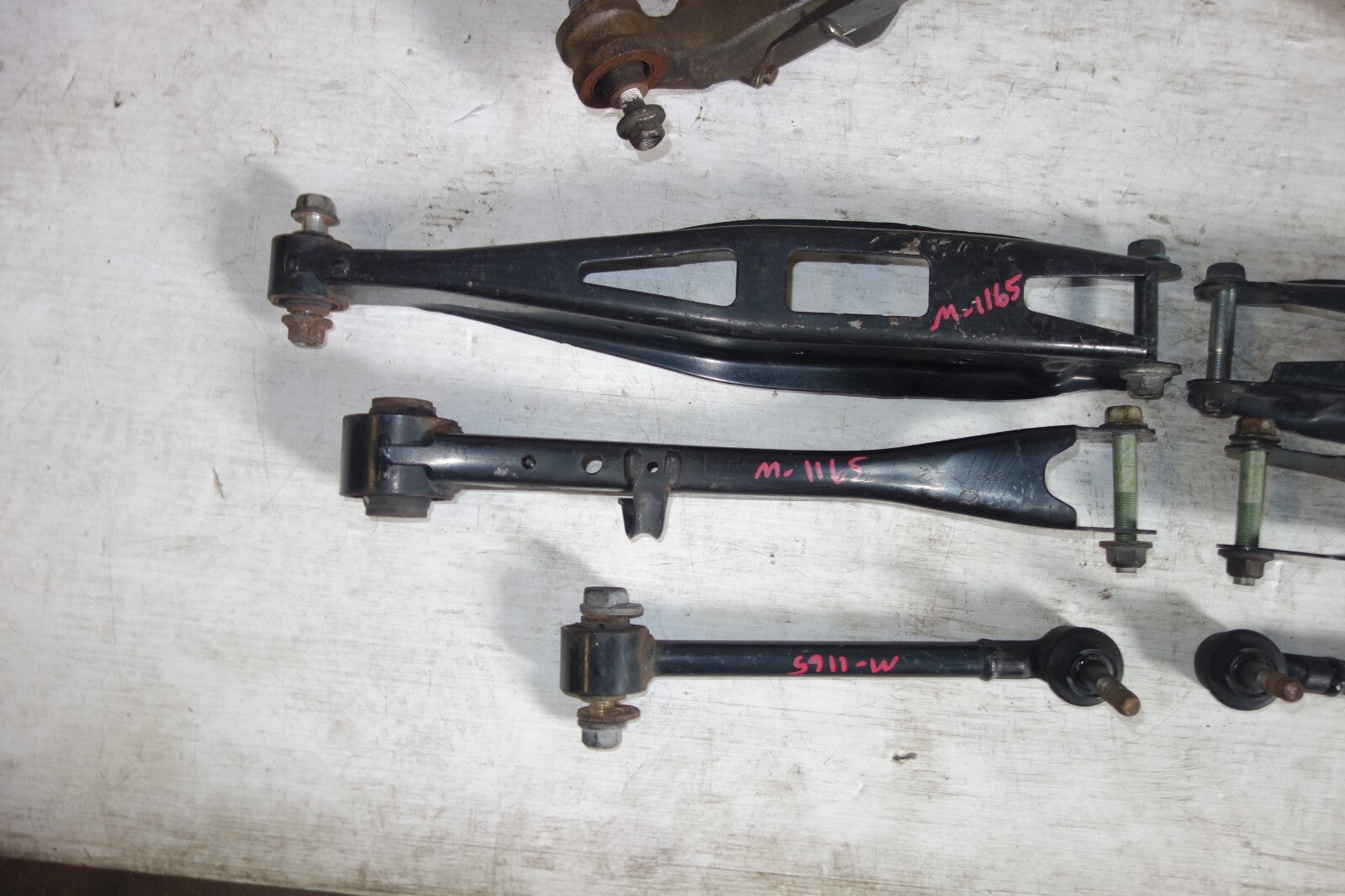JDM 2008-2014 SUBARU IMPREZA WRX STi OEM REAR UPPER LOWER CONTROL ARM TOE ARM