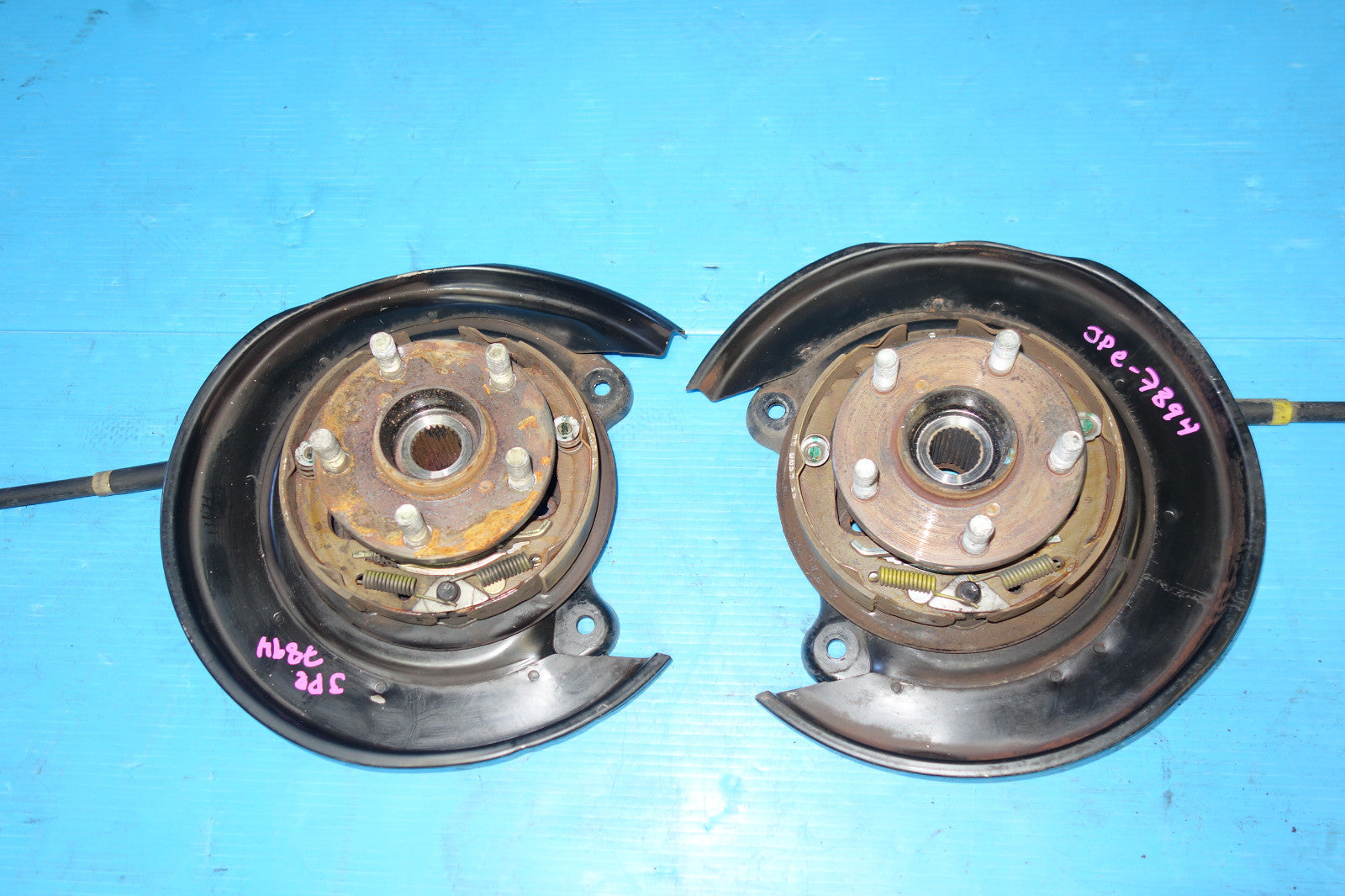 2005-2009 JDM Subaru Legacy Outback Rear Spindles Hubs Knuckles Bearings 5X100