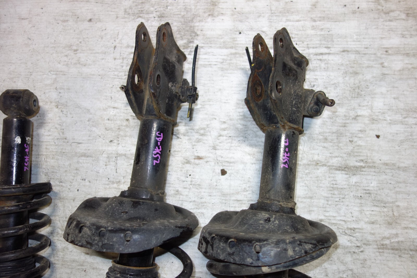 JDM 2008-2014 SUBARU IMPREZA WRX OEM FRONT & REAR RS-R SHOCKS STRUT COIL SPRING