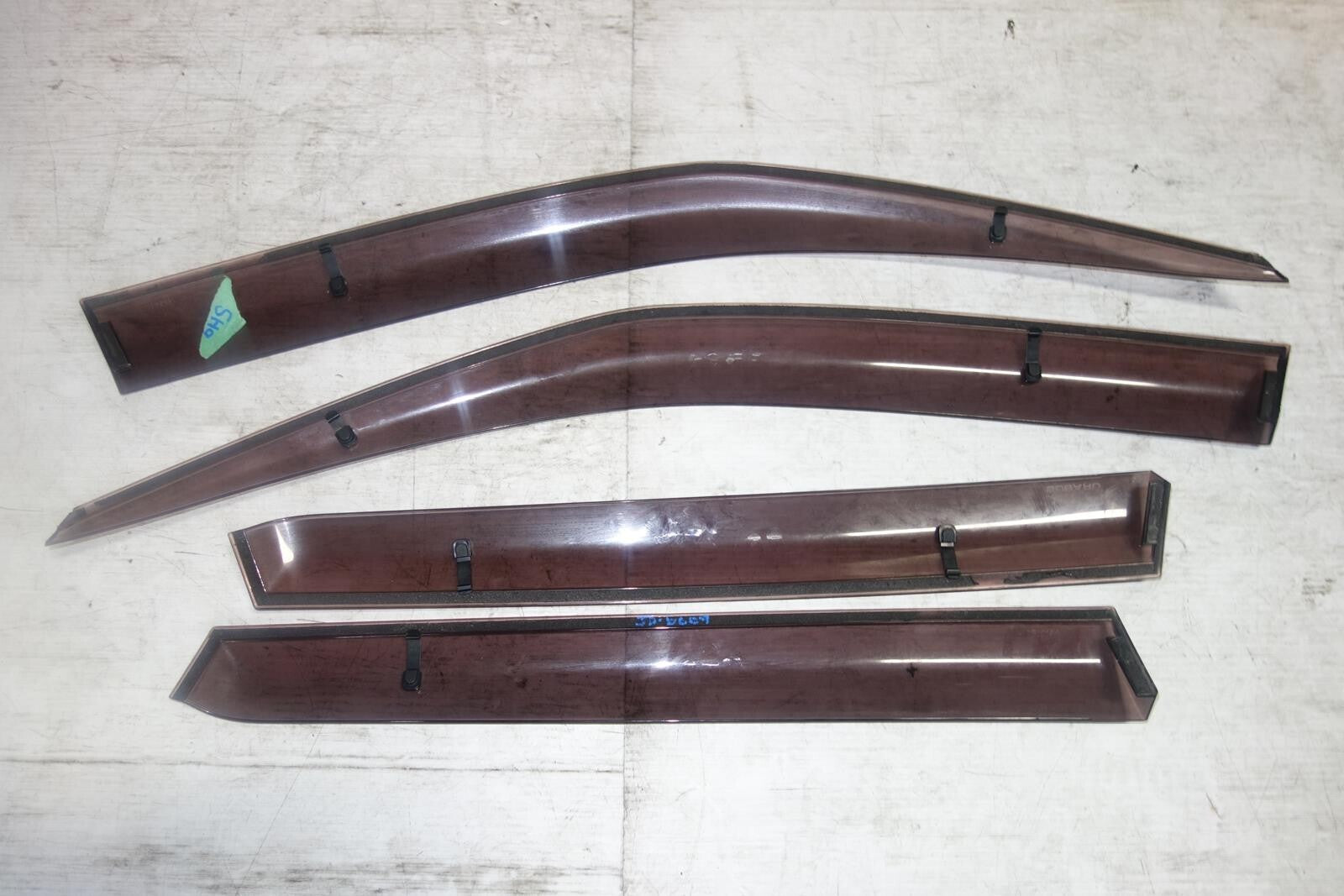 JDM Subaru Forester STi SH9 Window Visors Rain Guards OEM 2009-2013